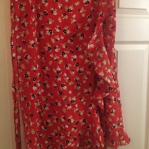 Faithfull the Brand Wrap Floral Skirt